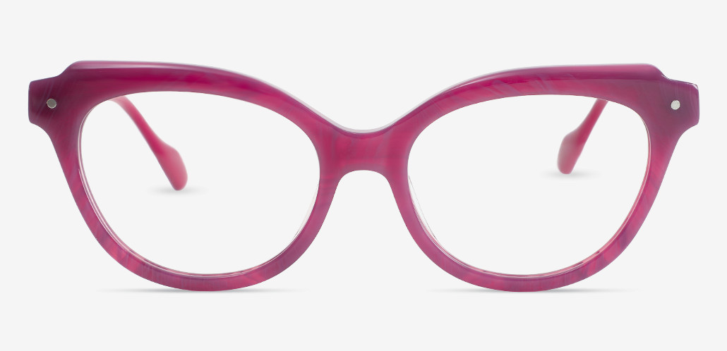 Jasmine Purple Cat Eye Glasses