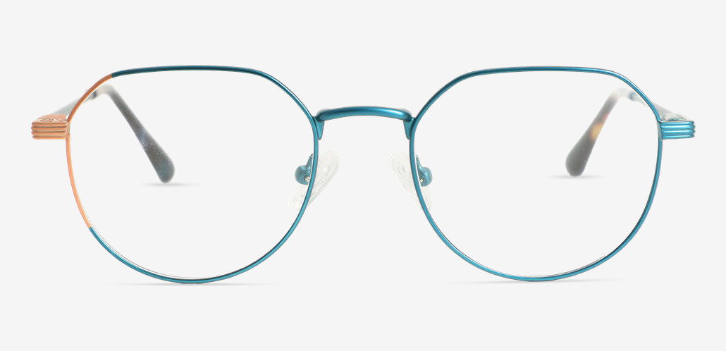 Lawson Blue Round Glasses