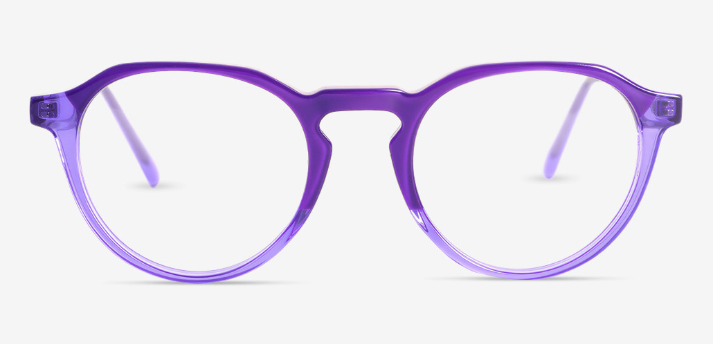 Clapham Gafas Redondas Moradas