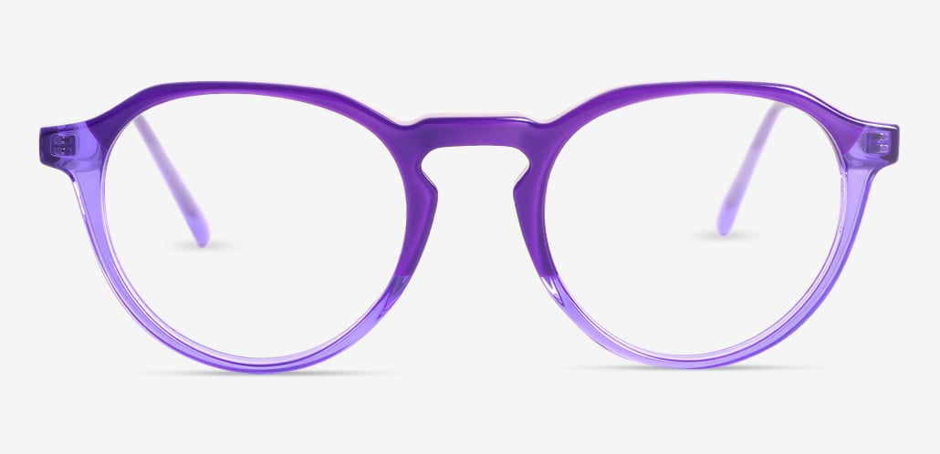 Clapham Gafas Redondas Moradas
