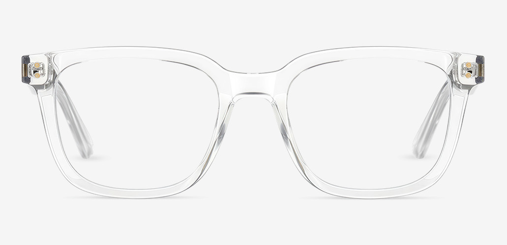 Mill Clear Square Glasses