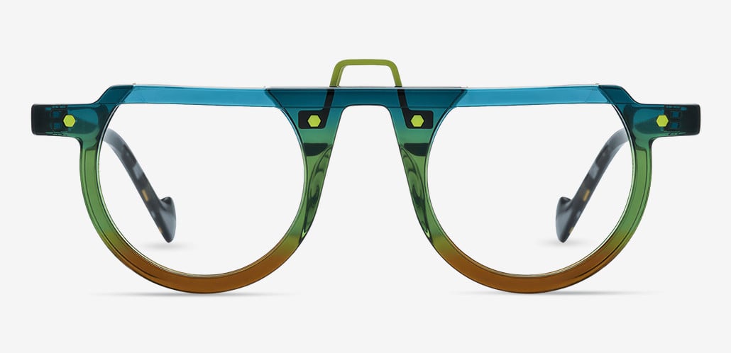 Maria Occhiali Aviator Verdi