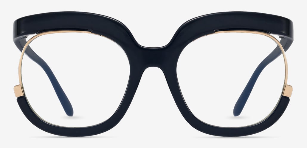 Hazel Gafas Redondas Negras