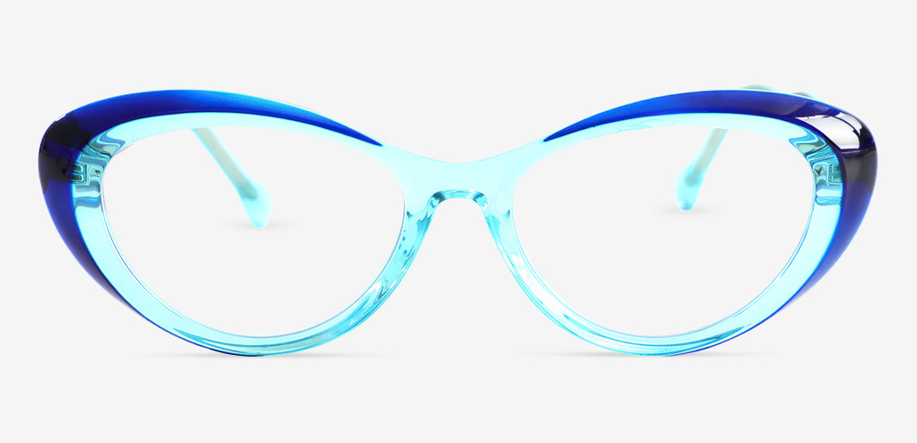 Vogt Gafas Cat Eye Azules
