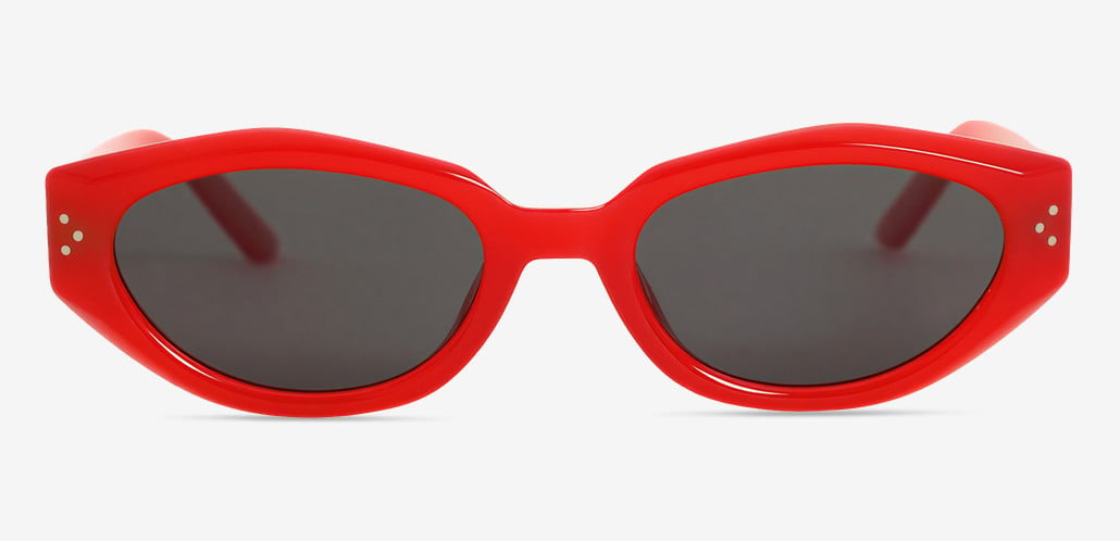 Charles Gafas de sol Ovaladas Rojas