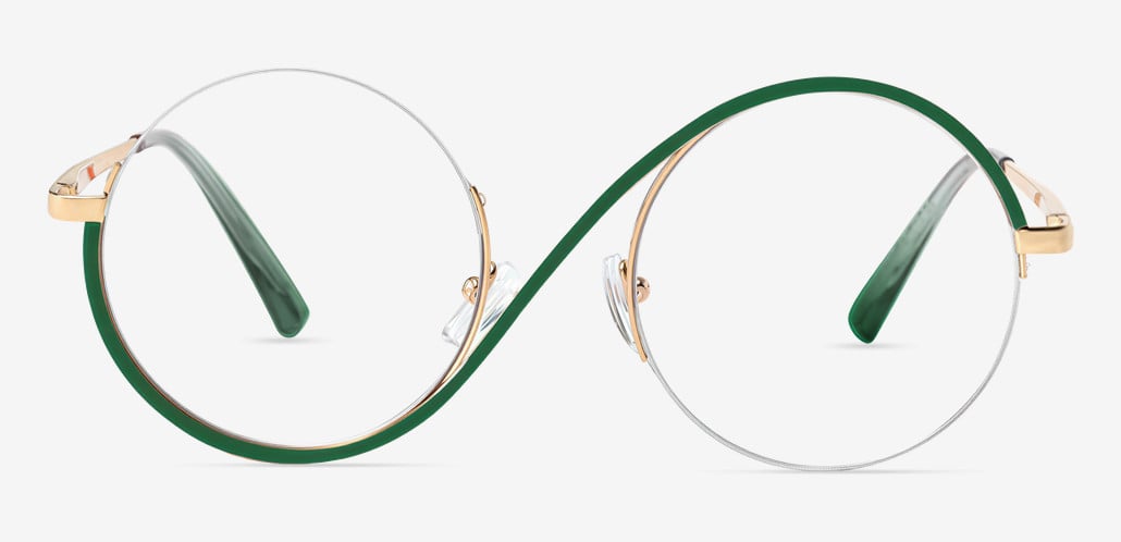 Hilary Gafas Redondas Verdes