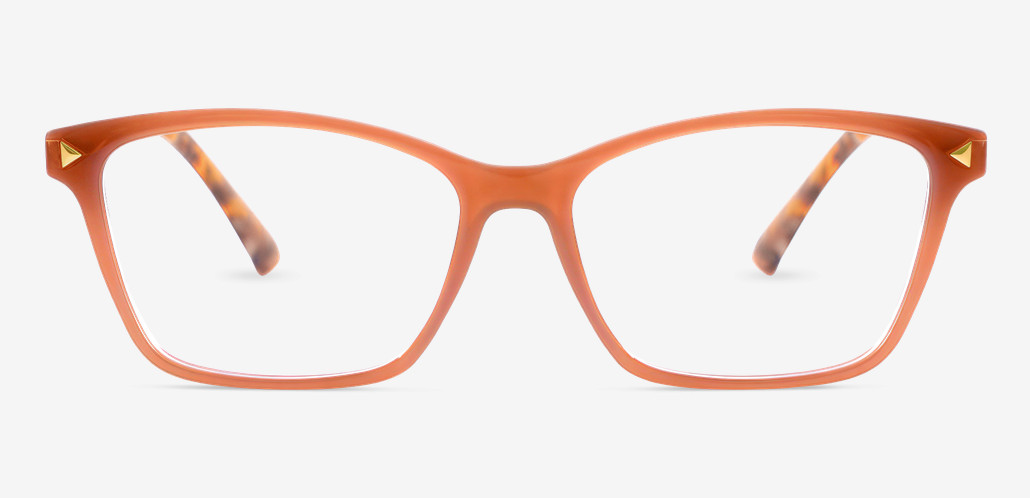 Elizabeth Brown Rectangle Glasses