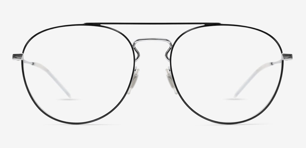 Julia Black Aviator Glasses