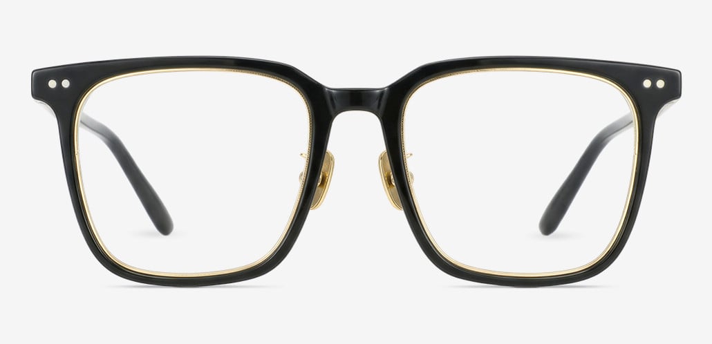 Adelaide Black Square Glasses