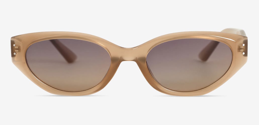 John Gafas de sol Cat Eye Champán