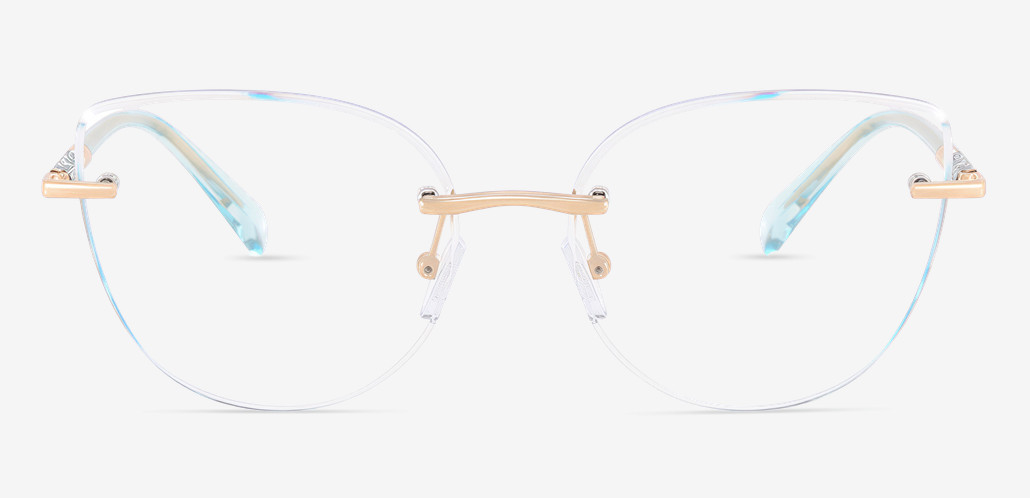 Isaacs Gafas Cat Eye Azules