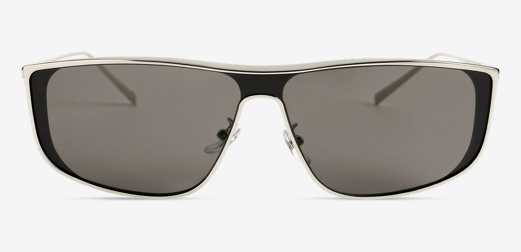 Grace Schwarze Rechteckige Sonnenbrille