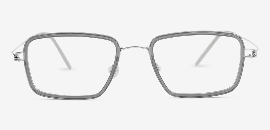 Roland Gafas Rectangulares Grises