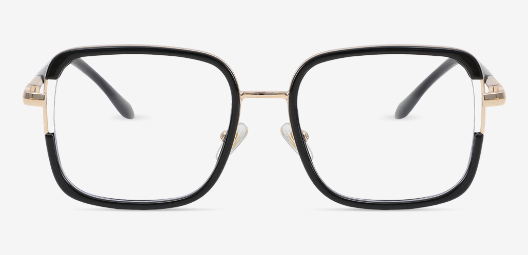 Edeline Gafas Cuadradas Negras