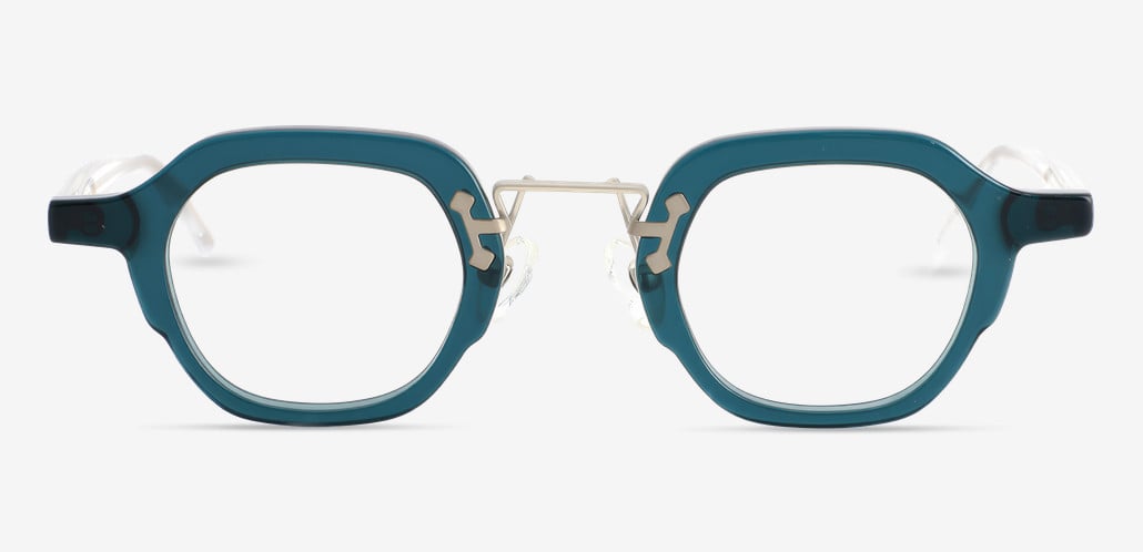 Ivan Blue Square Glasses