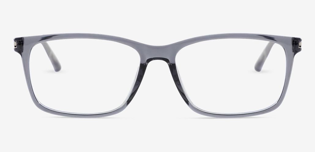 Sapir Gray Rectangle Glasses