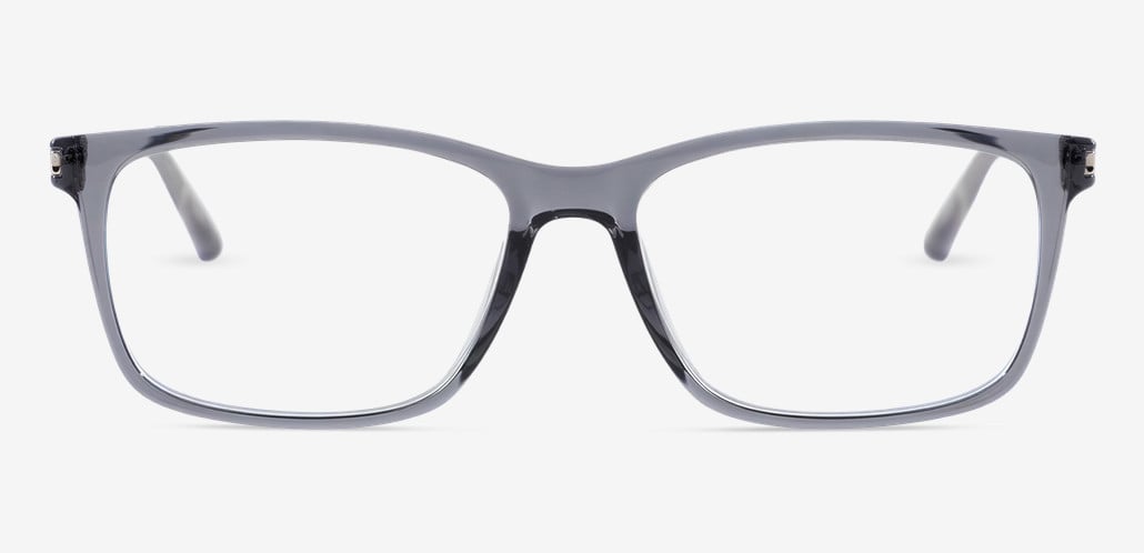 Sapir Gray Rectangle Glasses