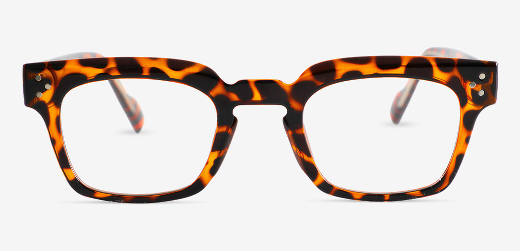 Rusk Tortoise Square Glasses