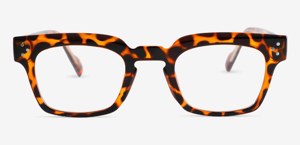 Rusk Tortoise Square Glasses