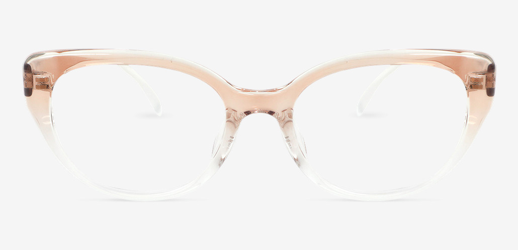 Claire Champagne Cat Eye Glasses