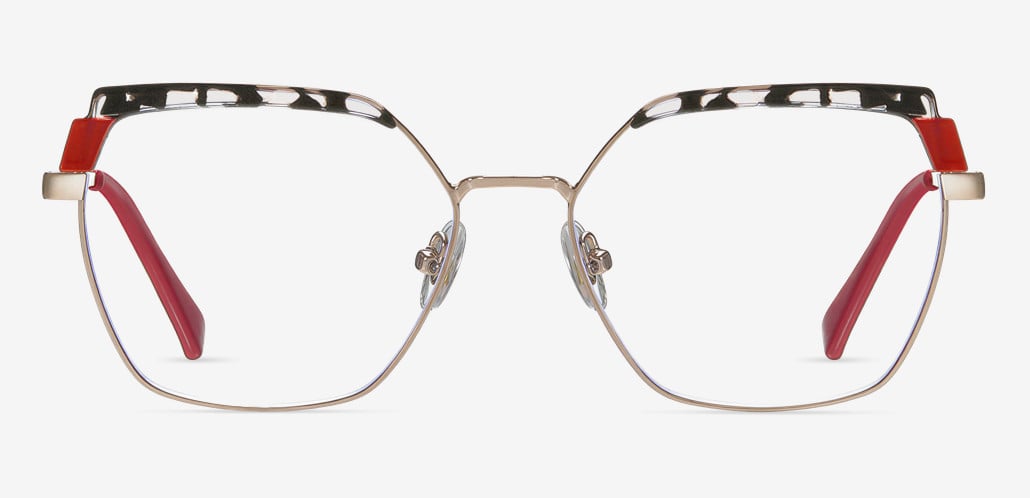Browning Gafas Geométricas Rojas