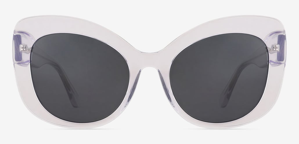 Leta Gafas de sol Cat Eye Transparentes