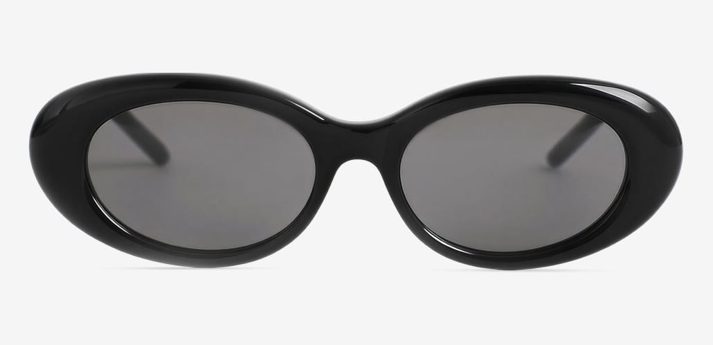 King Gafas de sol Ovaladas Negras