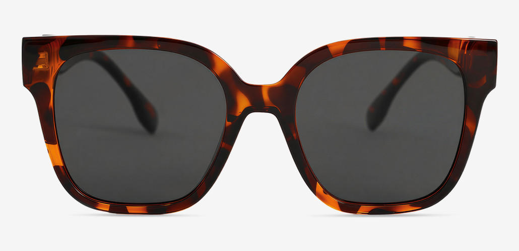 Aaron Tortoise Square Sunglasses