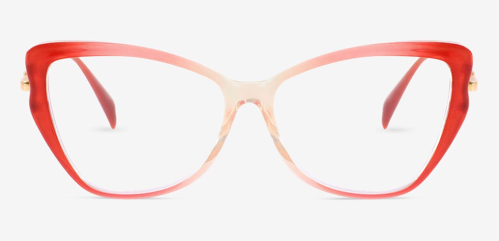 Blake Occhiali Cat Eye Rossi