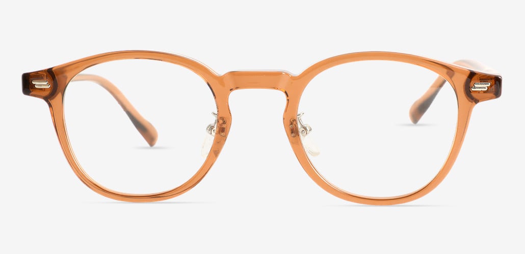 Maxine Gafas Redondas Naranjas