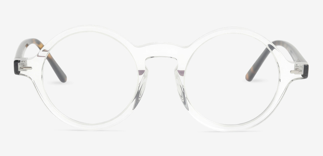 Aurora Transparente Runde Brille