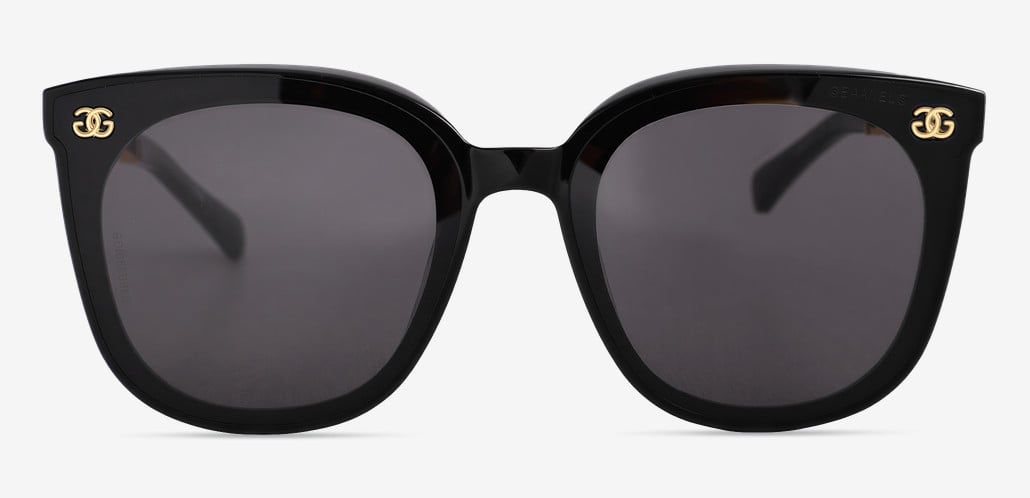 Galbrait Black Square Sunglasses