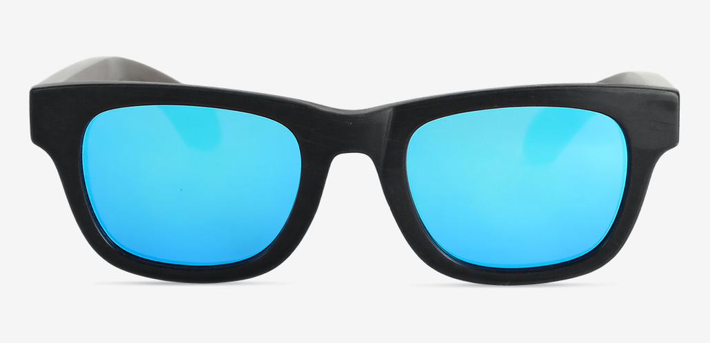 Clark Gafas de sol Cuadradas Negras