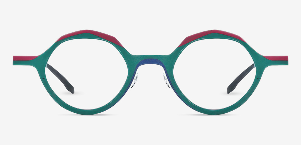 Gafas Geométricas Verdes Christe