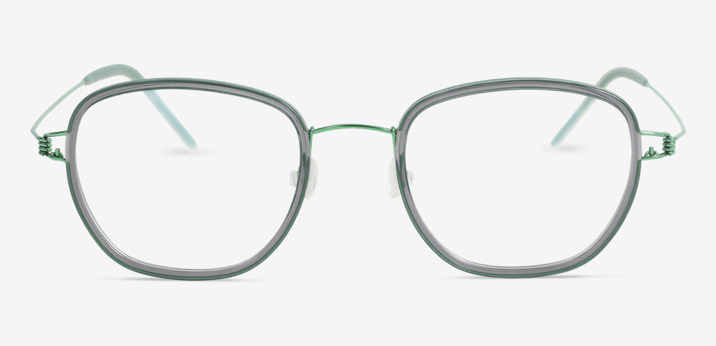 Hall Gray Square Glasses