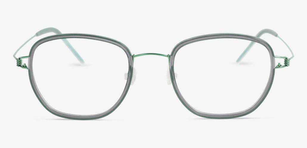Hall Gray Square Glasses