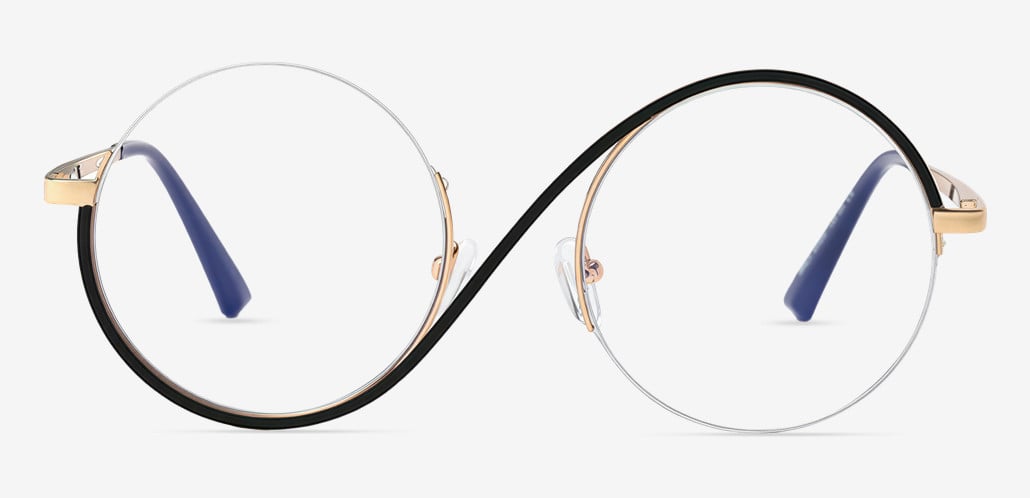 Hilary Gafas Redondas Negras