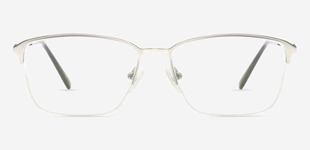 Simpson Occhiali Browline Argentati
