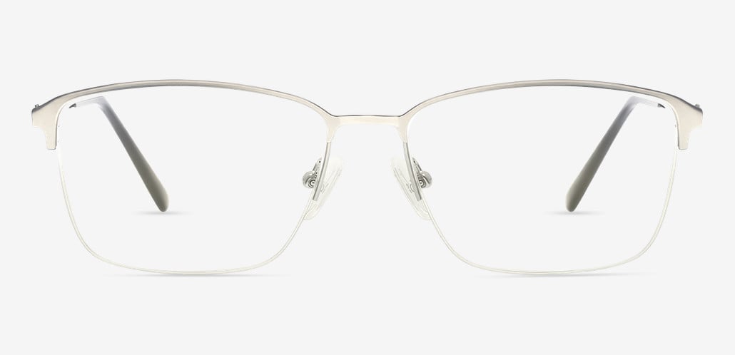 Simpson Occhiali Browline Argentati