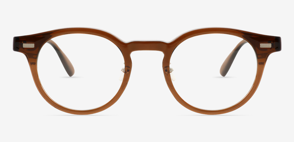Regan Gafas Redondas Marrones