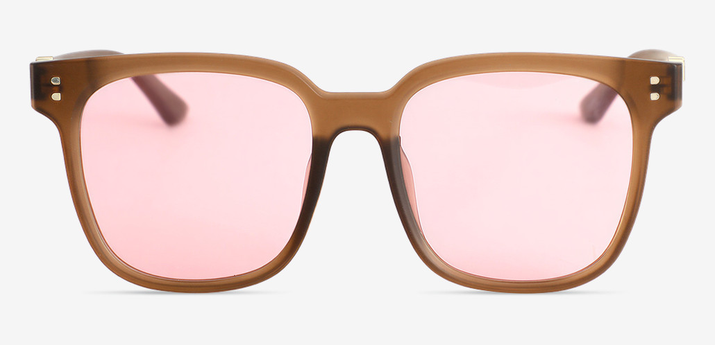 Rosalind Brown Square Sunglasses