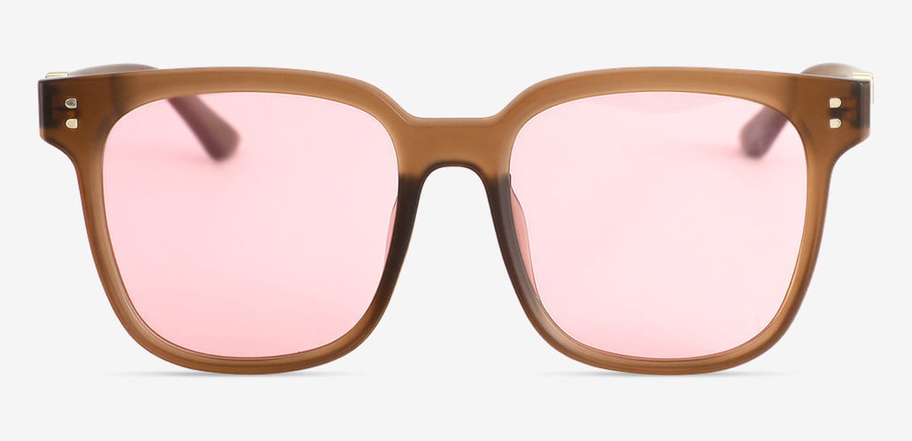 Rosalind Brown Square Sunglasses