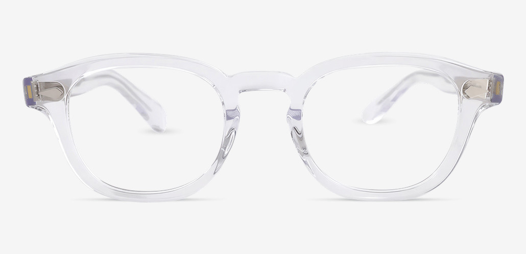Sandy Clear Square Glasses