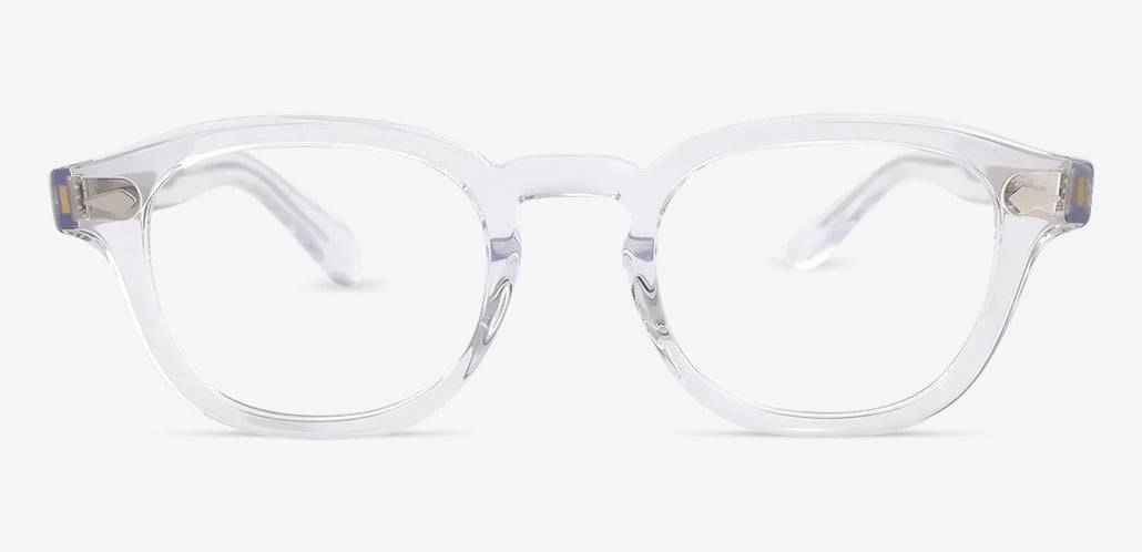 Sandy Clear Square Glasses