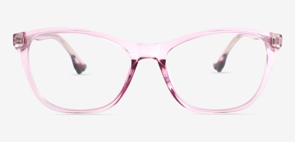 Evelyn Pink Cat Eye Glasses