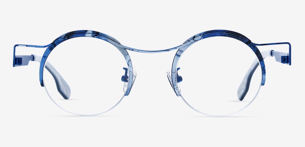 Christie Gafas Redondas Azules
