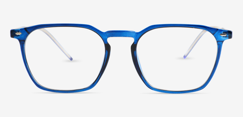 Samantha Blue Square Glasses
