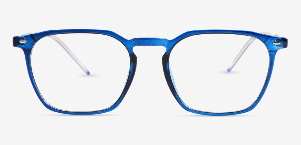 Samantha Blue Square Glasses