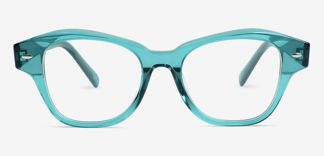 Glover Gafas Cuadradas Azules