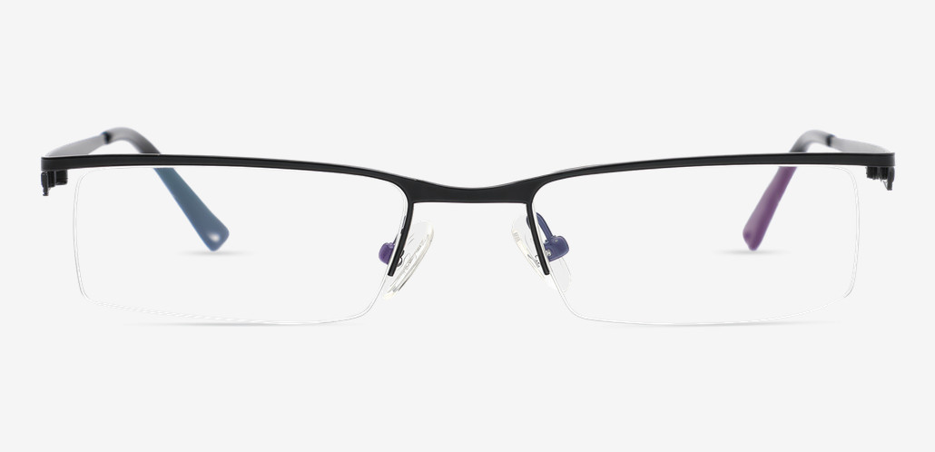 Hamilton Black Rectangle Glasses